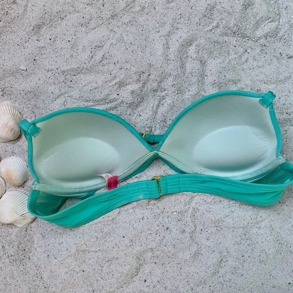 SEAFOAM GREEN UNDERWIRE PADDED VS SWIM TOP 32A - Picture 5 of 6